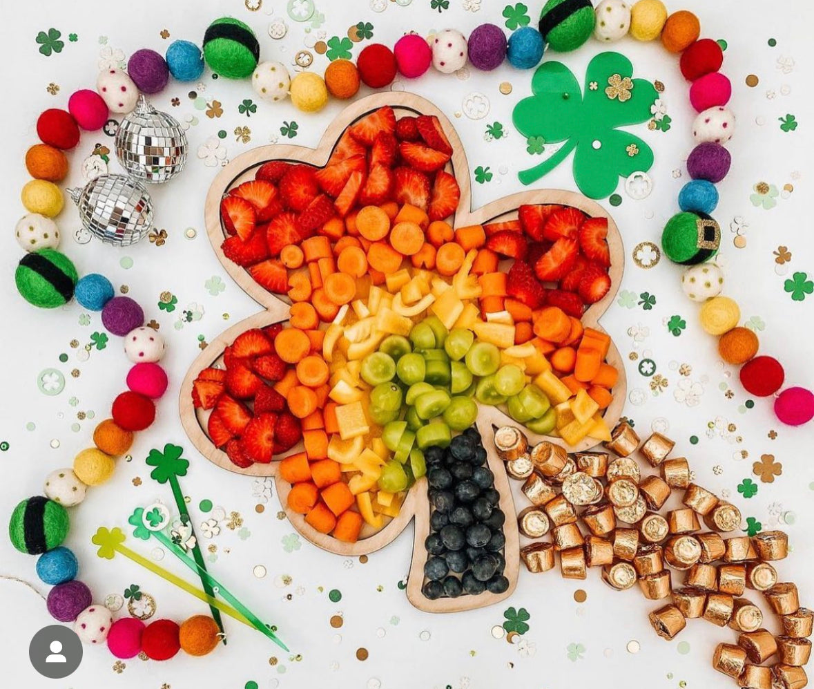 Shamrock Charcuterie Board