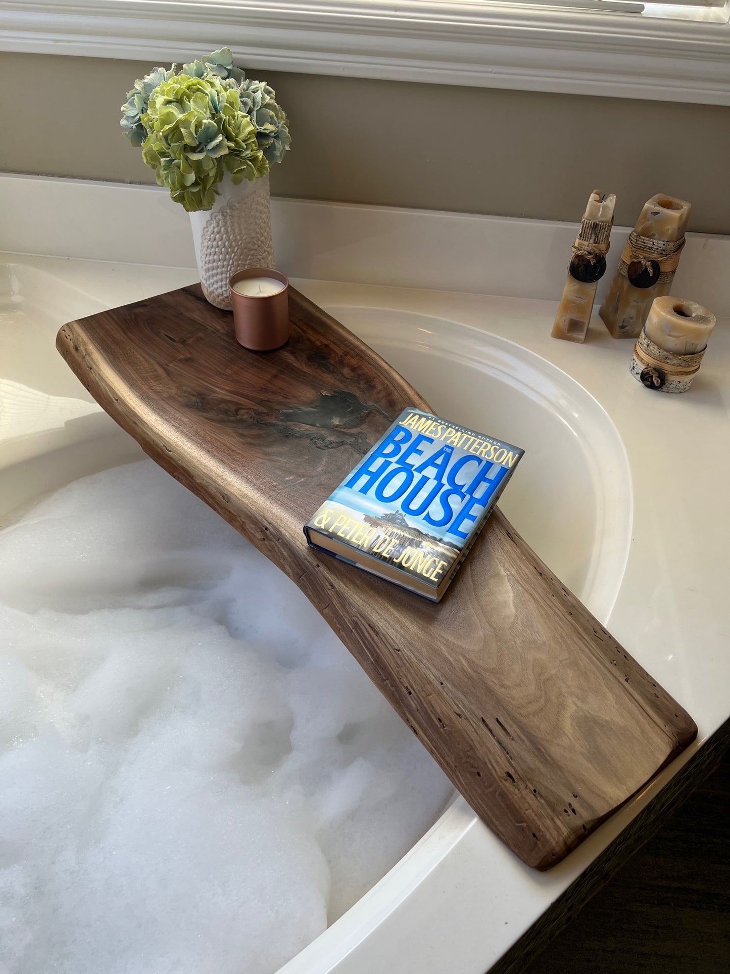 Live Edge Wood Bath Boards